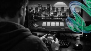 PowerSuit blandar poker med 80-talspixelgrafik och satir