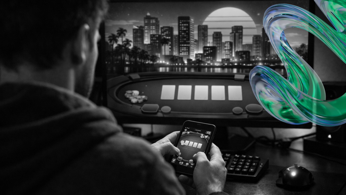 PowerSuit blandar poker med 80-talspixelgrafik och satir